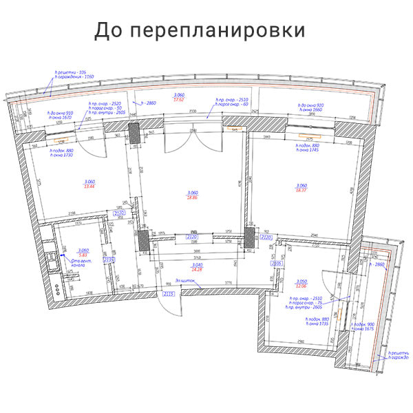 Дизайн-проект трехкомнатной квартиры в нежном скандинавском стиле