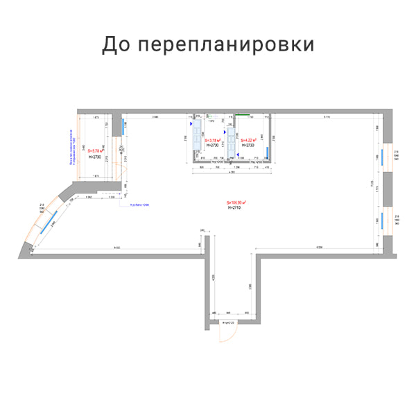 Дизайн интерьера 3-х комнатной квартиры в стиле модерн в Минске