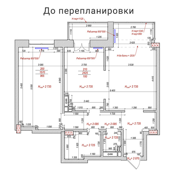 Дизайн интерьера лаконичной трехкомнатной квартиры