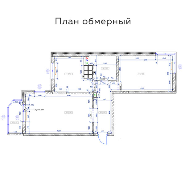 обмерный план