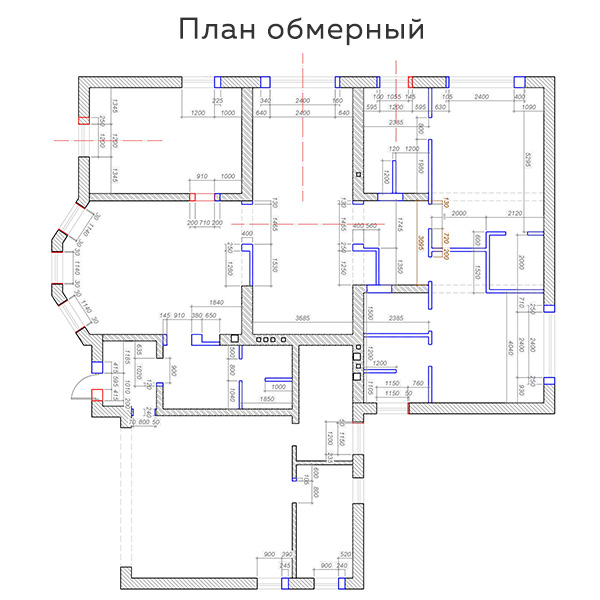 план коттедж
