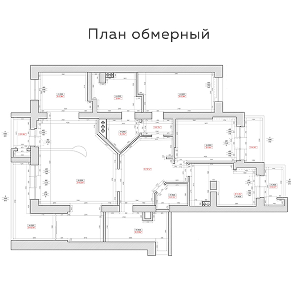 план Четырехкомнатная квартира интерьер