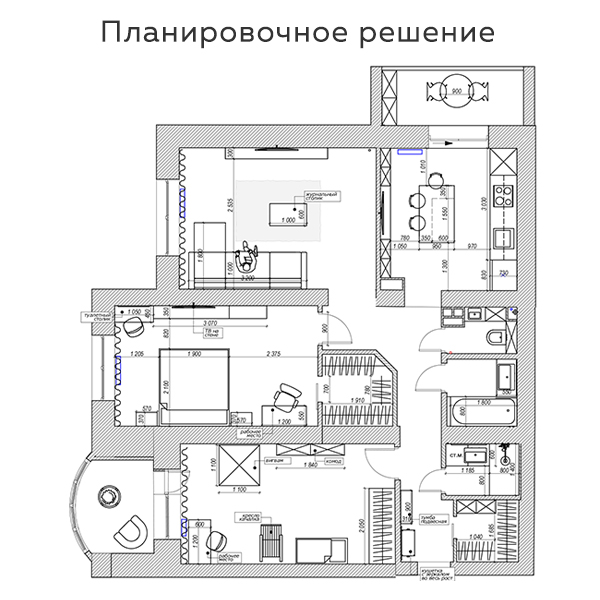 Планировочное решение квартиры. Планировочное решение трехкомнатной квартиры. Планировочное решение трехкомнатной квартиры с кабинетом