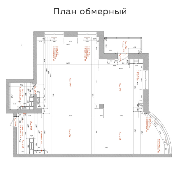 план обмера