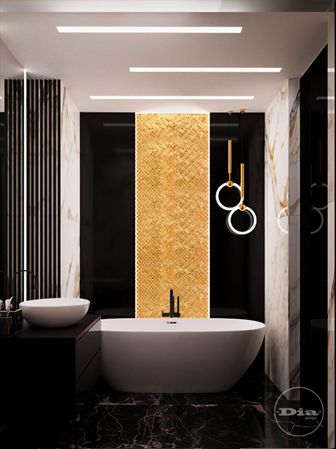 Современный дизайн интерьера квартиры в темно-серых тонах